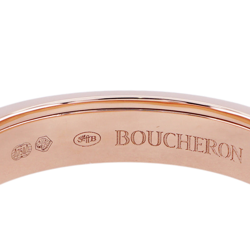 ブシュロン BOUCHERON キャトル クラシック リング ハーフ キャトルリング ピンクゴールド ブラウンPVD quatre classique リング 指輪 750PG イエローゴールド ピンクゴールド キャトル　クラシック