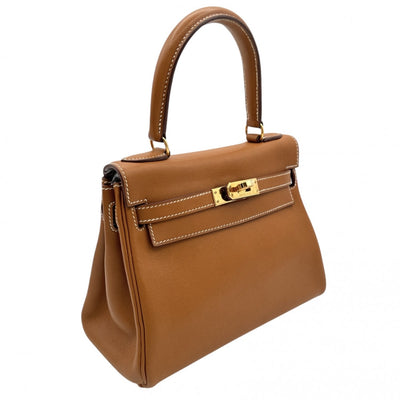 HERMES HERMES Kelly 20 mini kelly Bag, Tote Bag, Shoulder Bag, Gulliver, Gold, Brown, Orange, Gold Fittings, Top Handle