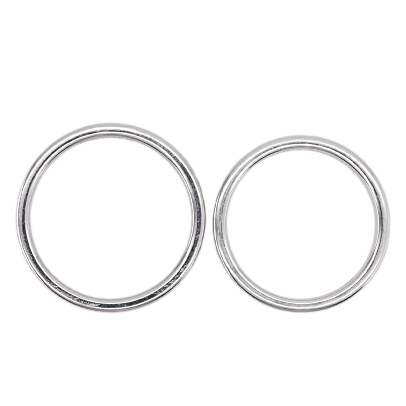 BOUCHERON BOUCHERON Godron Ring Godron Ring Godron Ring Pt950 Silver Wedding Ring Marriage Ring Platinum Pair