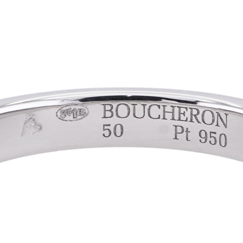 ブシュロン BOUCHERON ゴドロン リング ゴドロンリング godron リング 指輪 Pt950 シルバー 結婚指輪 マリッジリング プラチナ　ペア