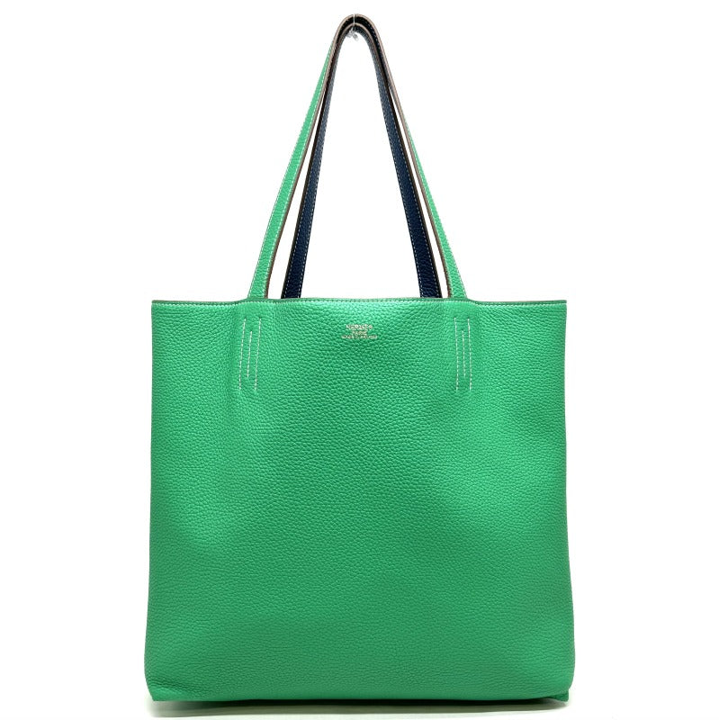 HERMES HERMES Double sens 36 Double sens 36 Double sens 36 Double sens 45 Tote bag Toryon Clemence Mint Green Blue Green Blue