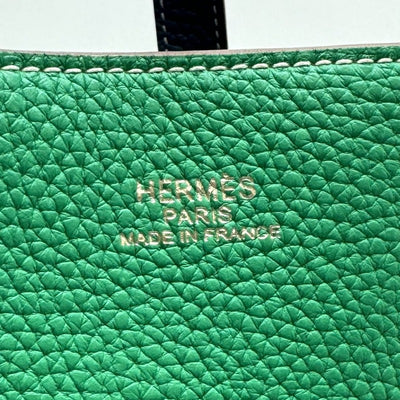 HERMES 爱马仕 Double sens 36 Double sens 36 Double sens 36 Double sens 45 手提袋Toryon Clemence薄荷绿色蓝色绿色