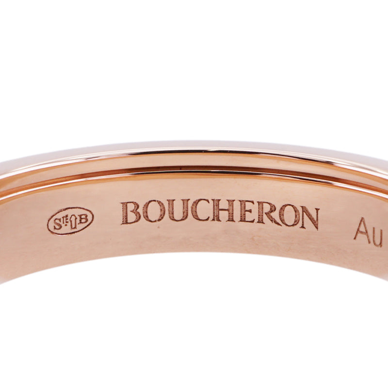 BOUCHERON Boucheron Quatre Classic Ring Half Quatre ring 핑크 골드 브라운 PVD Quatre 클래식 링 750pg 핑크 골드 퀘이터 클래식