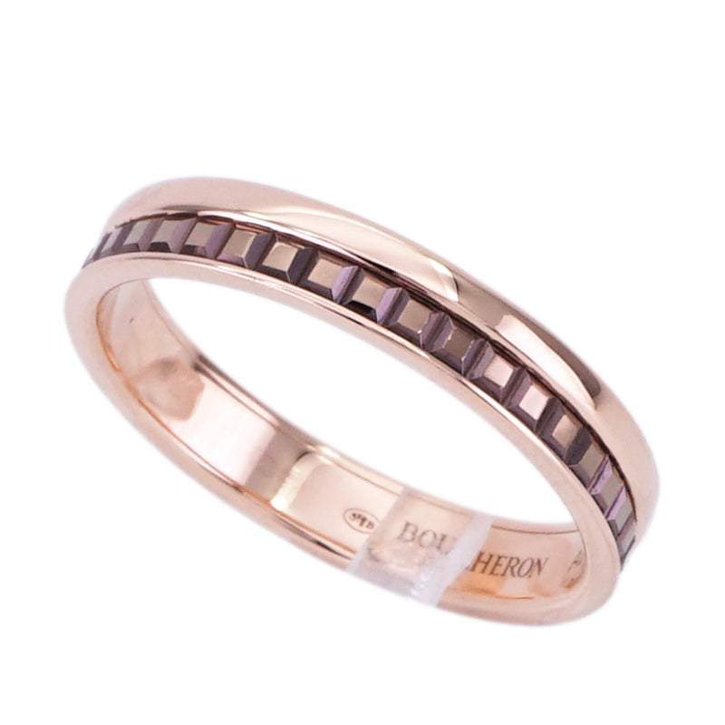 BOUCHERON Boucheron Quatre经典戒指一半 Quatre ring 粉红色金棕色PVD Quatre Classic Ring Quatre Classic