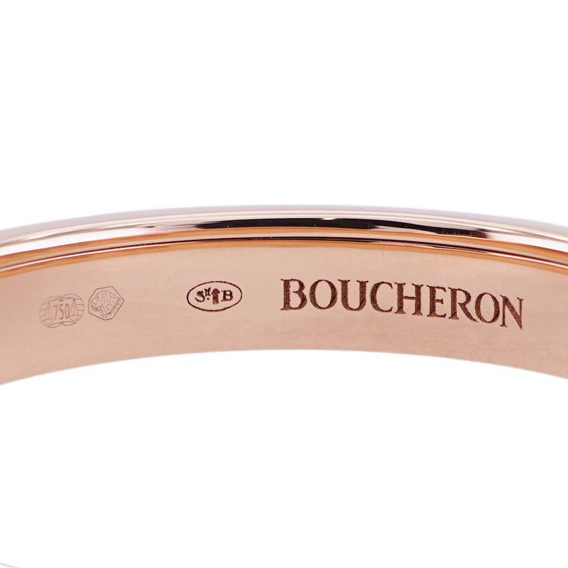 ブシュロン BOUCHERON キャトル クラシック リング ハーフ キャトルリング ピンクゴールド ブラウンPVD quatre classique リング 指輪 キャトル　クラシック