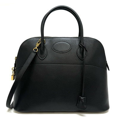 HERMES HERMES Bolide 35 Bolide 35 Bag, Tote Bag, Shoulder Bag, Ardennes, Noir, Black, Gold Fittings