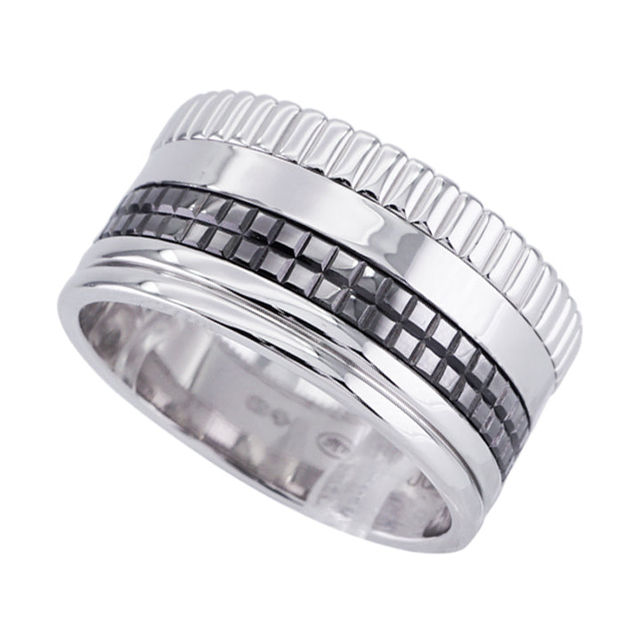 ブシュロン BOUCHERON キャトル ブラック リング ラージ キャトル