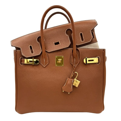 HERMES HERMES Birkin 30 3EN1 Birkin 30 Bag Tote Bag Balenier Faubre Toile GM Forbe Brown Brown Gold Hardware