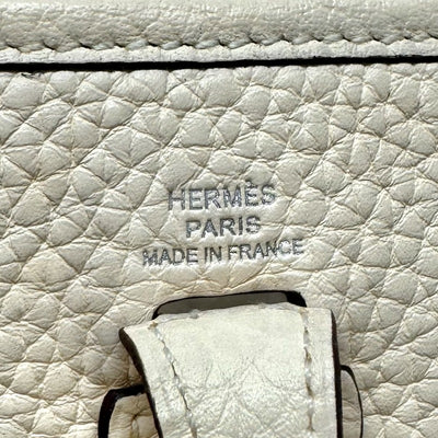 HERMES HERMES Evelyne tpm amazon Evelyne TPM Evelyne TPM Evelyne TPM Bag Shoulder Bag Torillon Clemence Nata Ivory Silver Hardware