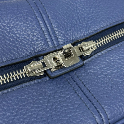 HERMES 爱马仕 Victoria 35 Victoria 35 手提袋Toryon Clemence Blue Saffir蓝色蓝色银色硬件