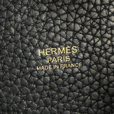 HERMES HERMES Picotin lock MM Picotin lock MM Picotin lock 22 Tote bag Toryon Clemence Noir Black Gold hardware