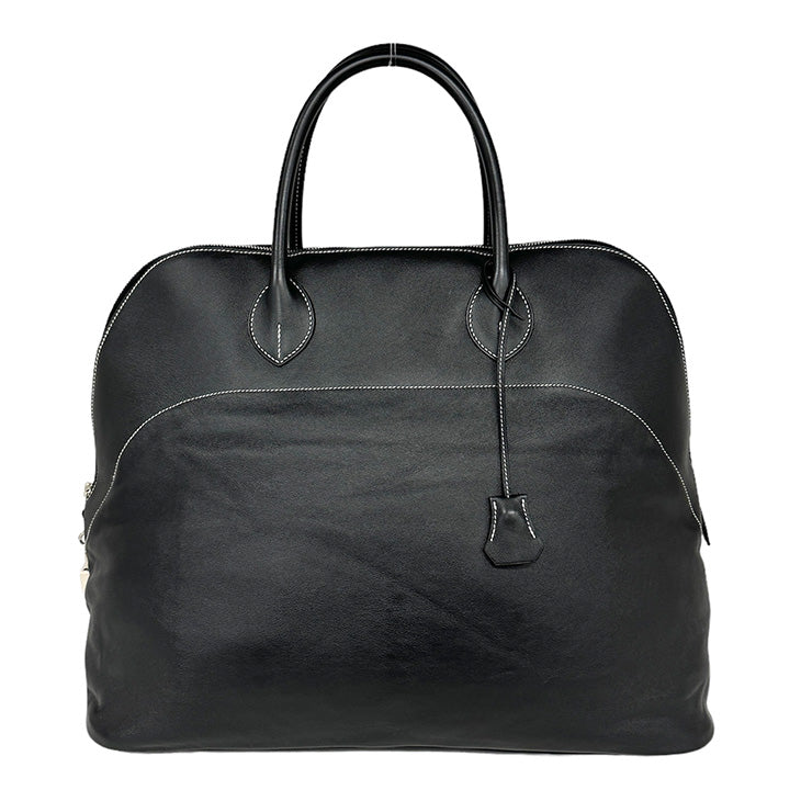 HERMES HERMES Bolide relax 45 Bolide 45 Bag, Tote Bag, Vosikkim Noir, Black, Silver Fittings