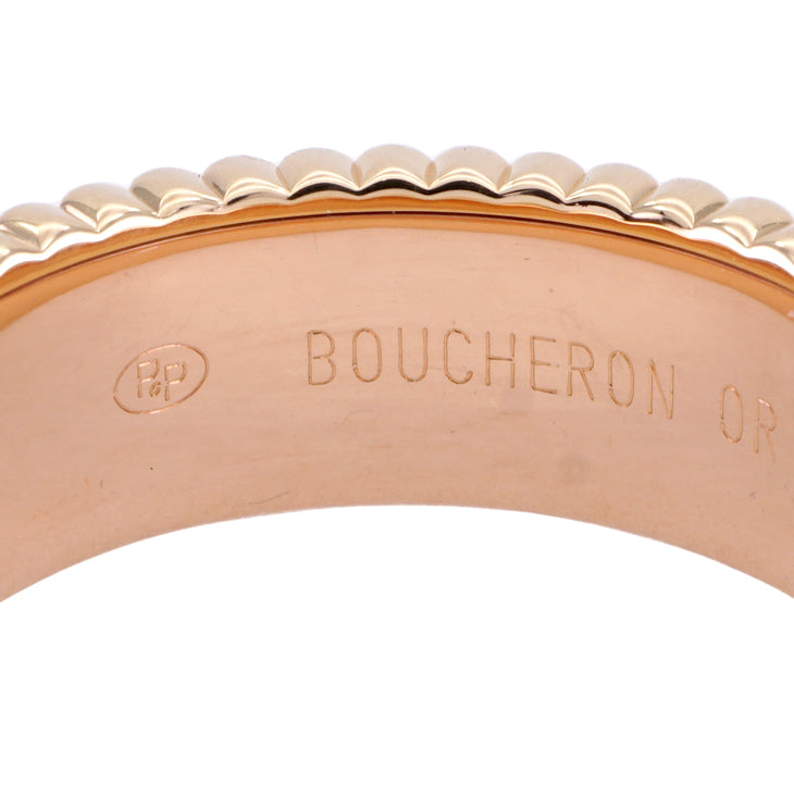 ブシュロン BOUCHERON キャトル クラシック リング スモール キャトルリング ブラウン quatre classique リング 指輪 750 ピンクゴールド イエローゴールド ホワイトゴールド ピンクゴールド ブラウンPVD