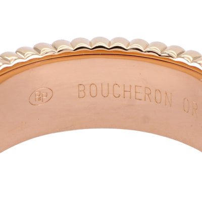 ブシュロン BOUCHERON キャトル クラシック リング スモール キャトルリング ブラウン quatre classique リング 指輪 750 ピンクゴールド イエローゴールド ホワイトゴールド ピンクゴールド ブラウンPVD