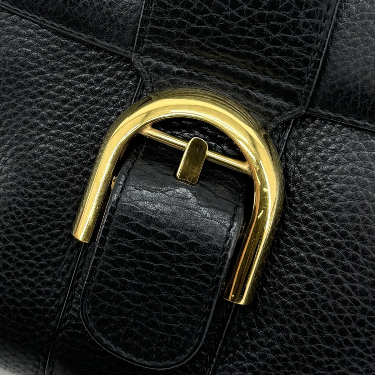 デルヴォー DELVAUX ブリヨンPM ブリヨン PM バッグ トートバッグ ショルダーバッグ レザー ブラック 黒 ゴールド金具 ハンドバッグ ショルダーバッグ 2wayバッグ