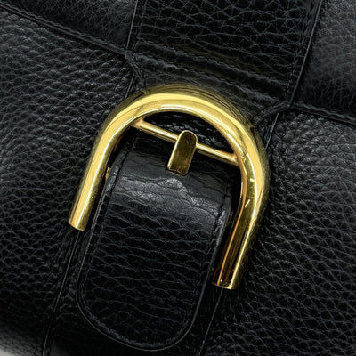 デルヴォー DELVAUX ブリヨンPM ブリヨン PM バッグ トートバッグ ショルダーバッグ レザー ブラック 黒 ゴールド金具 ハンドバッグ ショルダーバッグ 2wayバッグ