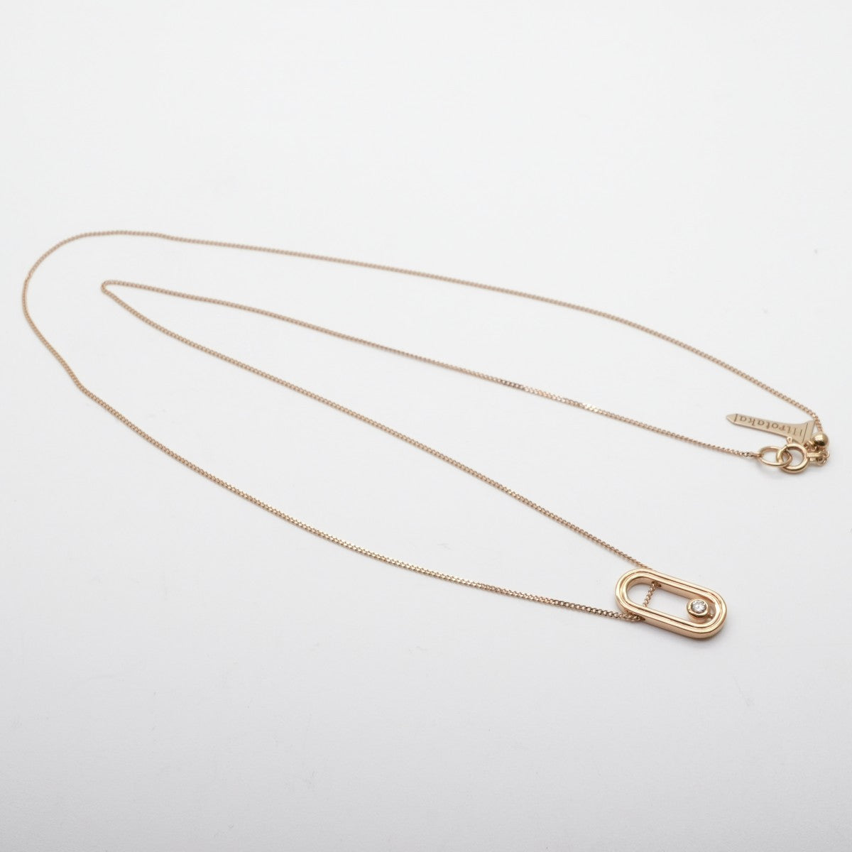 Hirotaka Hirotaka Beluga Necklace Pendant Choker K10 Yellow Gold Pendant Yellow Gold Diamond