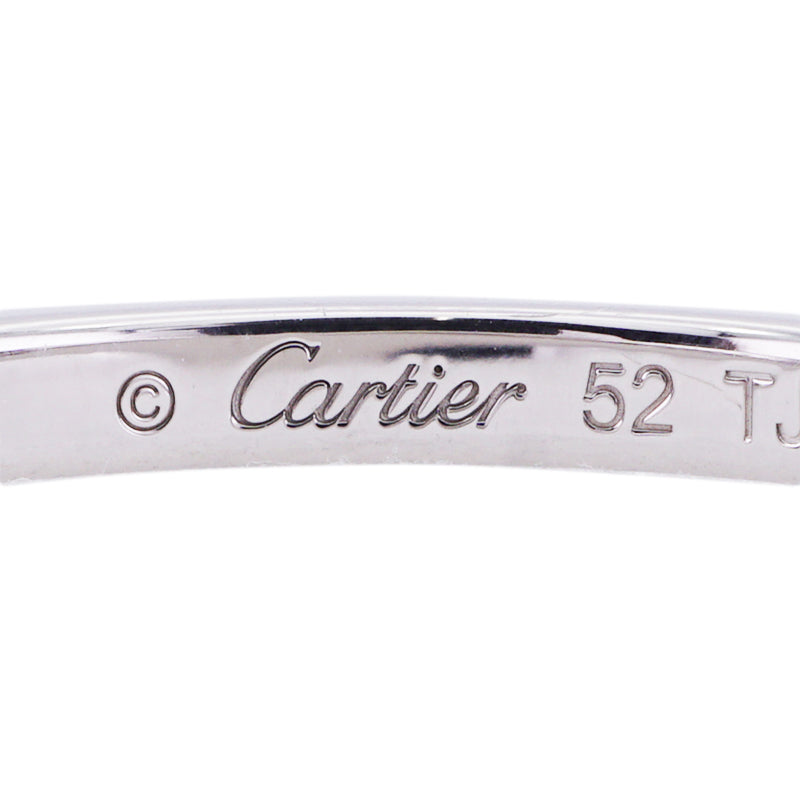 カルティエ Cartier バレリーナ ウェディング リング バレリーナ　カーブ BALLERINE WEDDING BAND リング 指輪 Pt950 シルバー ダイヤリング 結婚指輪 マリッジリング ペア