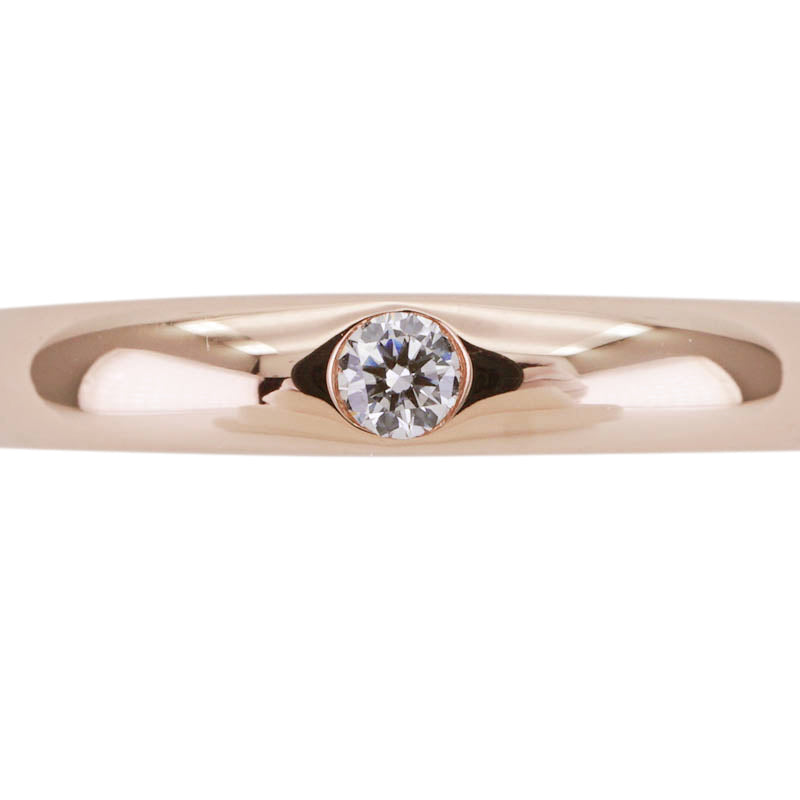 HARRY WINSTON HARRY WINSTON Round Cut Marriage Ring Classic Diamond Band Ring Ring Men's Pt950 Women's 750RG Rose Gold Silver (Platinum) Diamond Ring Wedding Ring Marriage Ring Pair