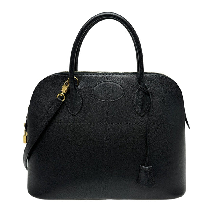 HERMES HERMES Bolide 35 Bolide 35 Bag, Tote Bag, Shoulder Bag, Chevre, Noir, Black, Gold Fittings Chevre mysore