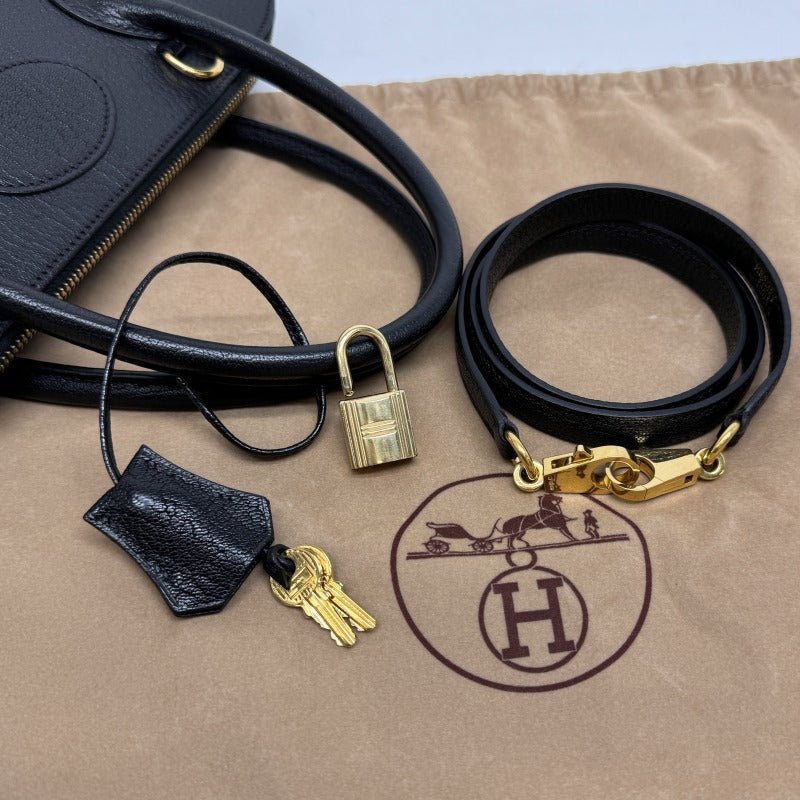 エルメス HERMES ボリード35 ボリード 35 バッグ トートバッグ ショルダーバッグ シェーブル ノワール ブラック 黒 ゴールド金具 シェブルミゾル