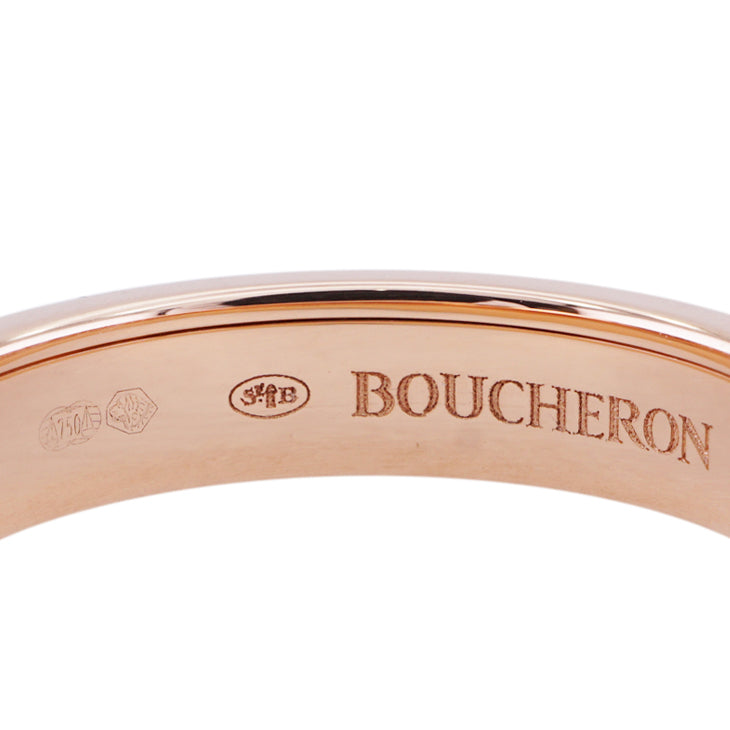 ブシュロン BOUCHERON キャトル クラシック ブラック リング ハーフ キャトルリング ピンクゴールド ブラウンPVD キャトルブラック quatre classique リング 指輪 750 ブラック キャトル　クラシック　ブラック