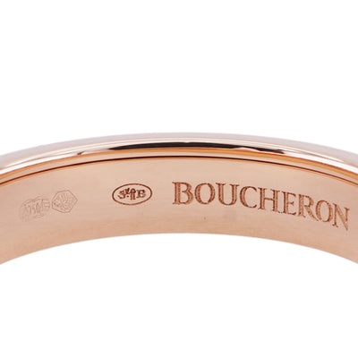 BOUCHERON BOUCHERON Quatre Classic Black Ring Half Quatre ring Pink gold brown PVD quatre classic ring 750 black quatre classic black