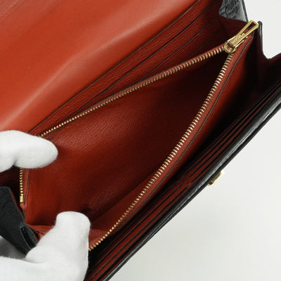 HERMES 爱马仕 Constance long verso Constance long 钱包 长款钱包 长款钱包 鳄鱼皮 Bluebaltique 海军蓝 海军蓝 金色五金配件 异域风情