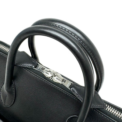 HERMES HERMES Bolide 1923 31 Bolide 1923 Bag, Tote Bag, Swift, Noir, Black, Silver Fittings, Vo Swift