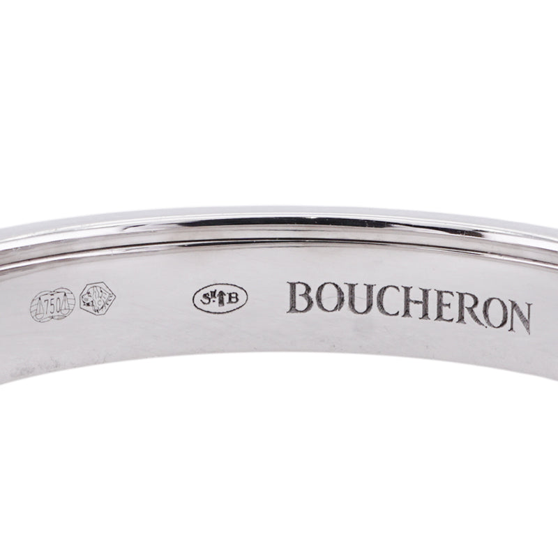 ブシュロン BOUCHERON キャトル ブラック リング ハーフ キャトルブラック キャトルリング quatre black edition リング 指輪 750WG ブラック キャトル　ブラック