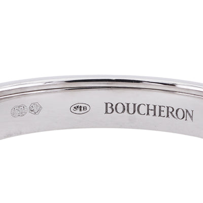 BOUCHERON BOUCHERON Cattle Black Ring Half Cattle Black Quatre ring quatre black edition ring 750WG black quatre black