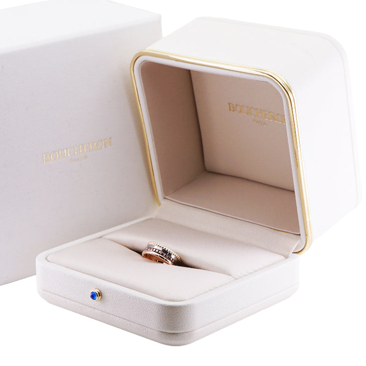 BOUCHERON Boucheron Quatre Classic Ring Small Quatre ring 브라운 퀘이터 클래식 링 750 옐로우 골드 화이트 골드 핑크 골드 브라운 PVD