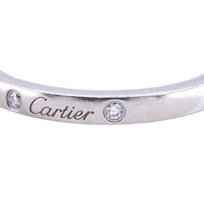 カルティエ Cartier カルティエ ダムール ウェディング リング/バレリーナ ウェディング リング ダムール　バレリーナ　カーブ CARTIER D'AMOUR WEDDING BAND/BALLERINE WEDDING BAND リング 指輪 Pt950 ダイヤリング 結婚指輪 マリッジリング ペア