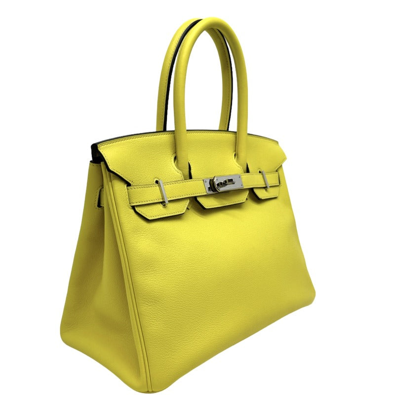 HERMES HERMES Birkin 30 verso Birkin 30 Bag, Tote Bag, Ever Color, Lime, Turtière Gray, Yellow, Grey, Yellow, Silver Fittings, Ever Color