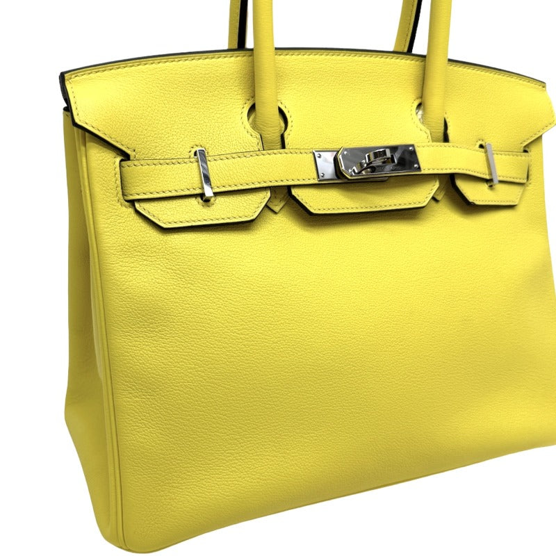 HERMES HERMES Birkin 30 verso Birkin 30 Bag, Tote Bag, Ever Color, Lime, Turtière Gray, Yellow, Grey, Yellow, Silver Fittings, Ever Color