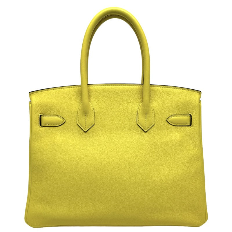 HERMES 爱马仕 Birkin 30 verso Birkin 30 包，手提袋，彩色，石灰，灰色，黄色，灰色，黄色，银色配件，彩色