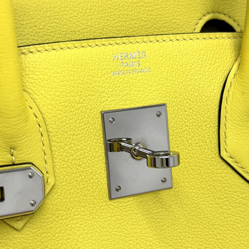 HERMES HERMES Birkin 30 verso Birkin 30 Bag, Tote Bag, Ever Color, Lime, Turtière Gray, Yellow, Grey, Yellow, Silver Fittings, Ever Color