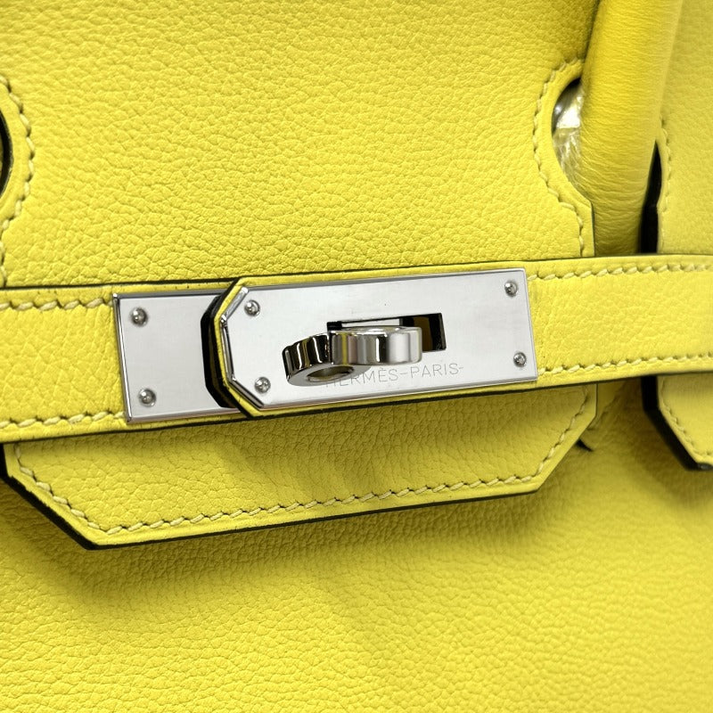 HERMES HERMES Birkin 30 verso Birkin 30 Bag, Tote Bag, Ever Color, Lime, Turtière Gray, Yellow, Grey, Yellow, Silver Fittings, Ever Color