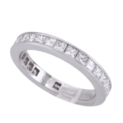 HARRY WINSTON HARRY WINSTON Princess Cut Channel Set Ring Princess Channel Set Ring Classic Diamond Bands by Harry Winston Ring Pt950 Diamond Ring Platinum Wedding Band