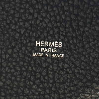 エルメス HERMES ピコタンMM ピコタン MM ピコタン22 バッグ トートバッグ トリヨンクレマンス ノワール ブラック 黒 シルバー金具