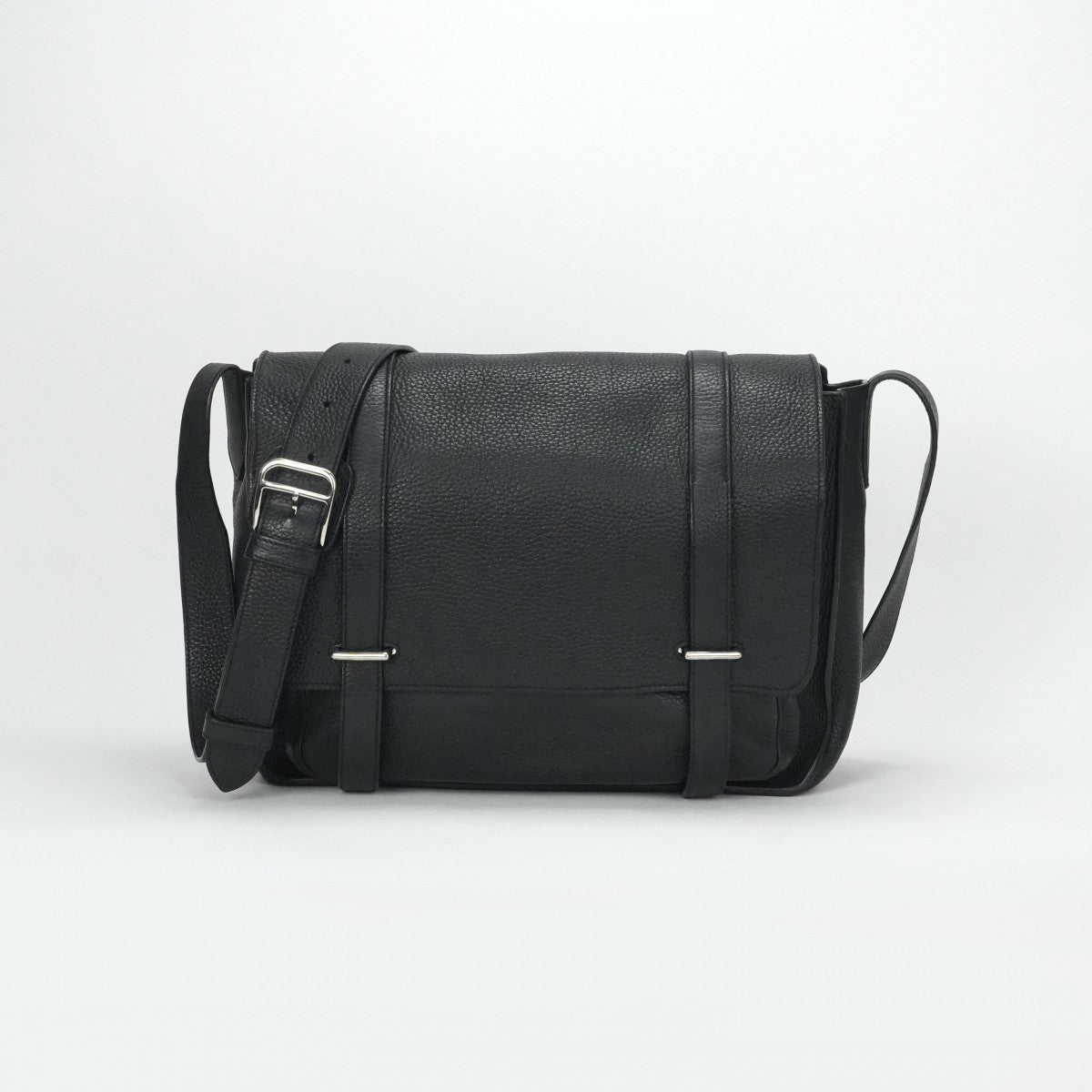 HERMES 爱马仕 Steve bouzas 35 Steve Bouzas 35 袋肩袋Torillon Clemence黑色黑色硬件