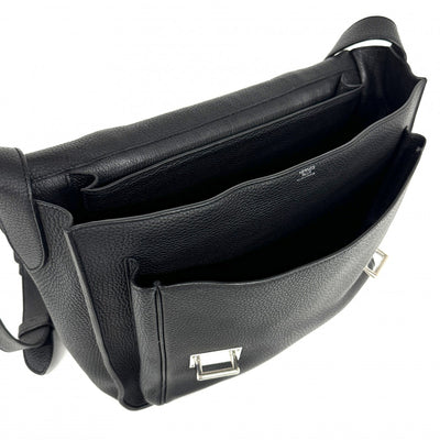 HERMES 爱马仕 Steve bouzas 35 Steve Bouzas 35 袋肩袋Torillon Clemence黑色黑色硬件