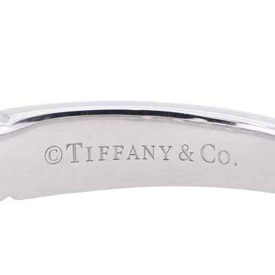 ティファニー TIFFANY&Co. バンド リング ハーフエタニティ　ハーフサークル　エンブレイス ティファニー フォーエバー リング 指輪 Pt950 シルバー ダイヤリング マリッジリング プラチナ