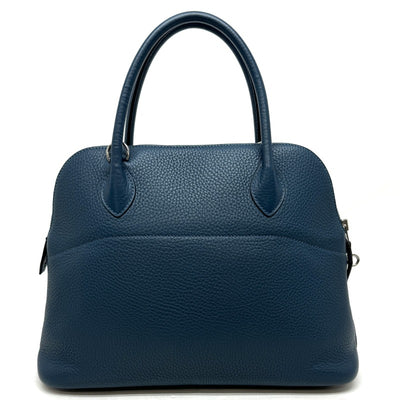 HERMES HERMES Bolide 31 Bolide 31 Bag, Tote bag, Shoulder bag, Toryon Clemence, Corver, Blue, Silver hardware