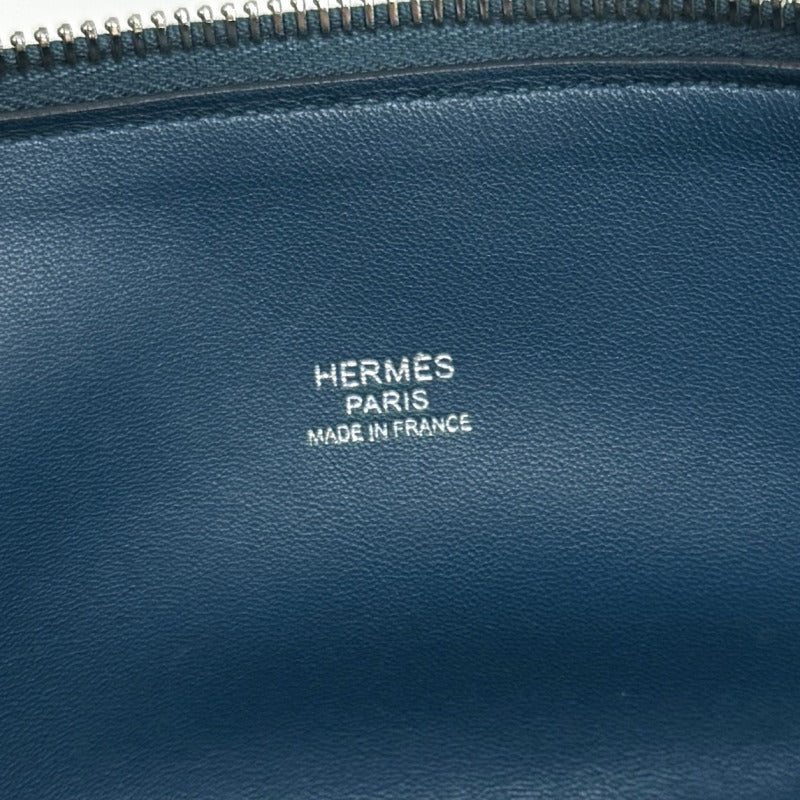 HERMES 헤르메스 Bolide 31 Bolide 31 가방, 토트 백, 숄더백, 토리 온 클레멘스, 코버, 블루, 실버 하드웨어