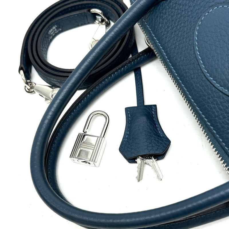 HERMES HERMES Bolide 31 Bolide 31 Bag, Tote bag, Shoulder bag, Toryon Clemence, Corver, Blue, Silver hardware