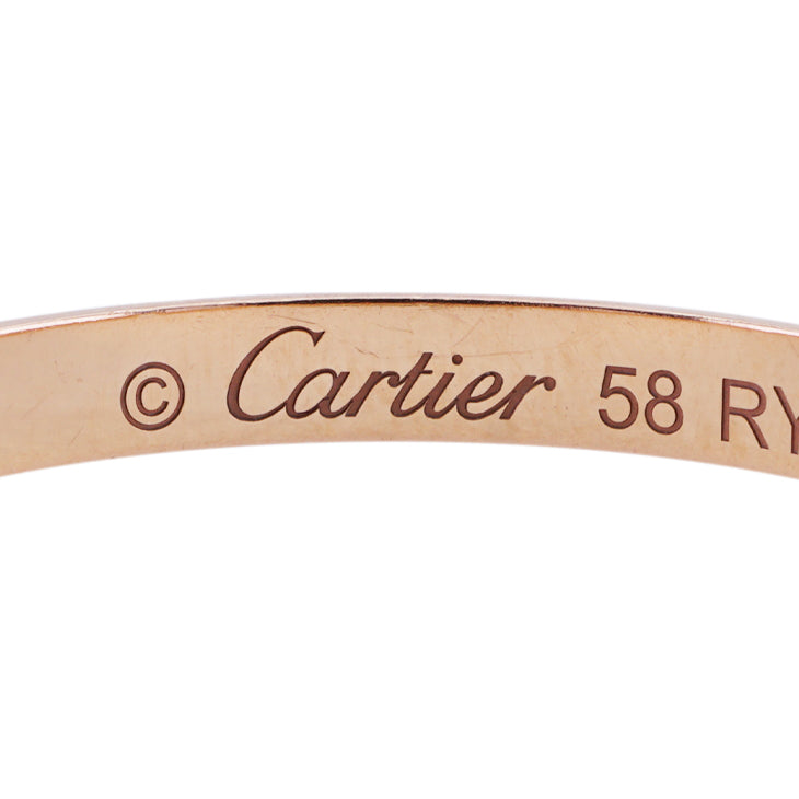 カルティエ Cartier 1895 ウェディング リング 1895ウェディングリング 1895 WEDDING BAND リング 指輪 750PG ピンクゴールド 結婚指輪 マリッジリング ペアリング ピンクゴールド