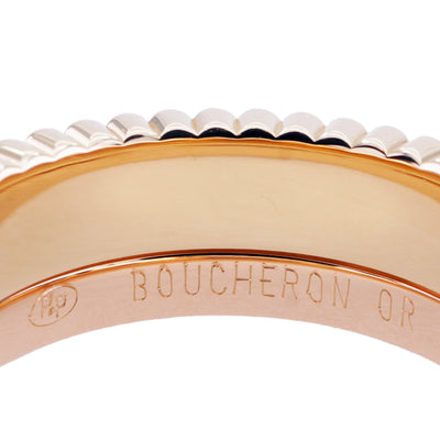 BOUCHERON Boucheron Quatre Classic Ring Small Quatre ring 브라운 퀘이터 클래식 링 링 750 골드 옐로우 골드 화이트 골드 핑크 골드 브라운 PVD