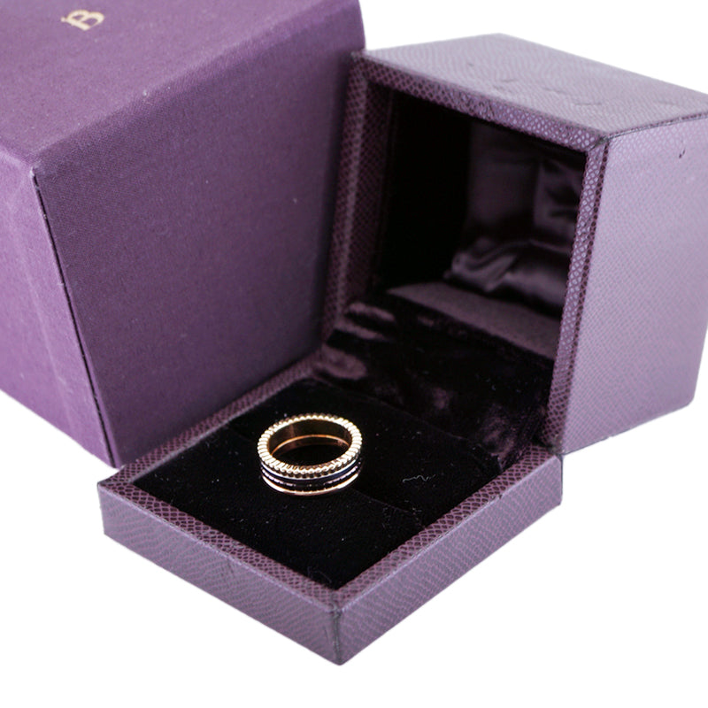 BOUCHERON Boucheron Quatre Classic Ring Small Quatre ring 棕色Quatre Classic Ring Ring 750金黄色白色金色粉红色金色棕色PVD