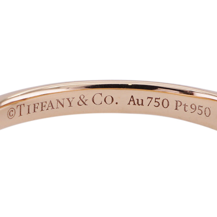 ティファニー TIFFANY&Co. エンゲージメント リング プラチナ　ゴールド ソリテール ティファニー セッティング リング 指輪 Pt950/750YG イエローゴールド ダイヤリング 婚約指輪